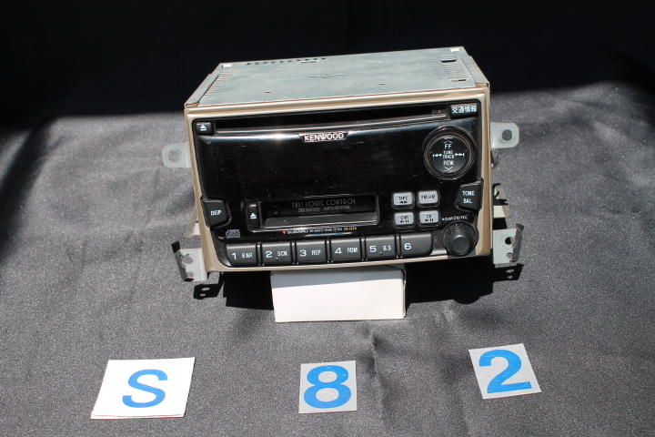 S-453 美品・スバル 純正 CD CASSETTE RECEIVER KENWOOD GX-505G拍卖