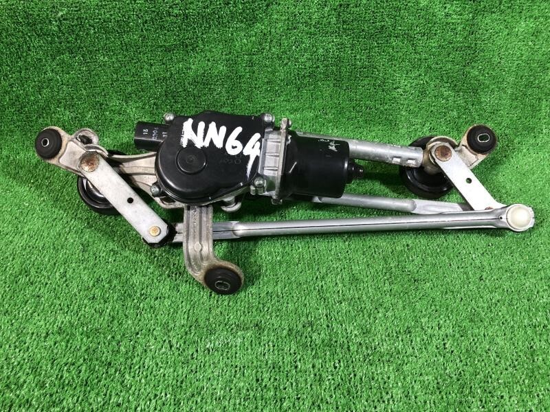 NISSAN ニッサン ノート H25年 純正 フロントワイパーモーター DBA-E12 WIPER MOTOR ID:2656拍卖