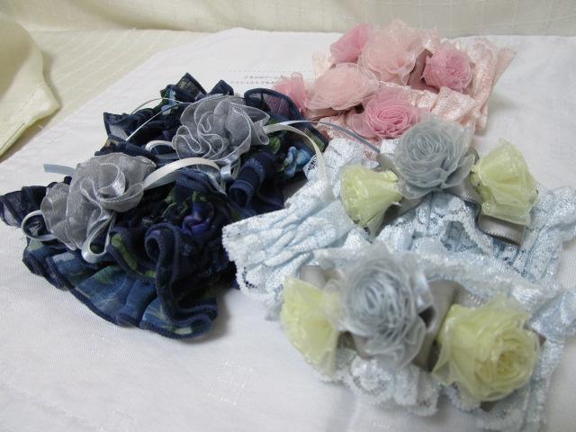 3点 フラワーモチーフ付きアームバンド ガーリー レース拍卖