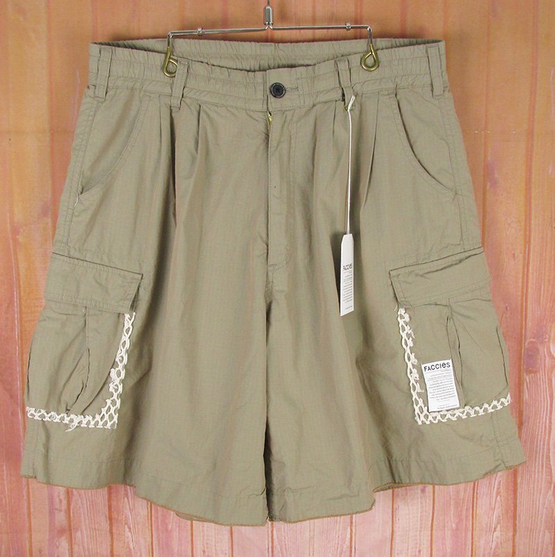 LSP18691 FACCIES ファッチーズ F22503004 JUNGLE FATIGUE SHORT PT ショートパンツ ショーツ カーキ 2 未使用拍卖