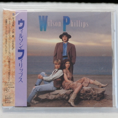 <新品同様>  ウィルソン・フィリップス   帯付   国内正規セル版  (ブライアン・ウィルソン、ママス&パパスの娘達グループ))拍卖