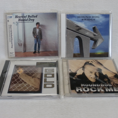 <美品> ハウンド・ドッグ CD4枚セット まとめて / Heart of Ballad|BRIDGE|ROCK ME|GOLD 国内正規セル版拍卖