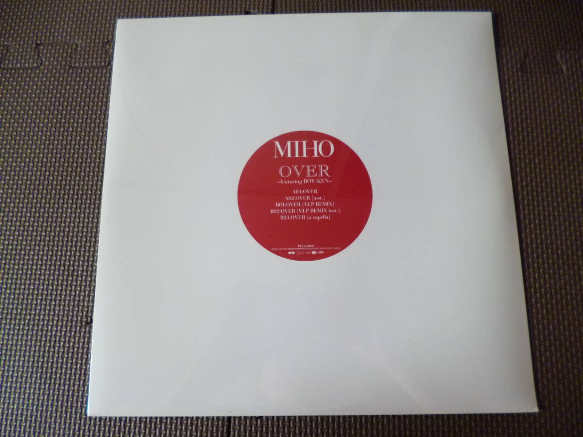 新品シールド Miho / Over Feat,Boy-Ken ■2000年限定アナログ盤12”ep ミホ 降谷建志 KJ Steady & Co.拍卖