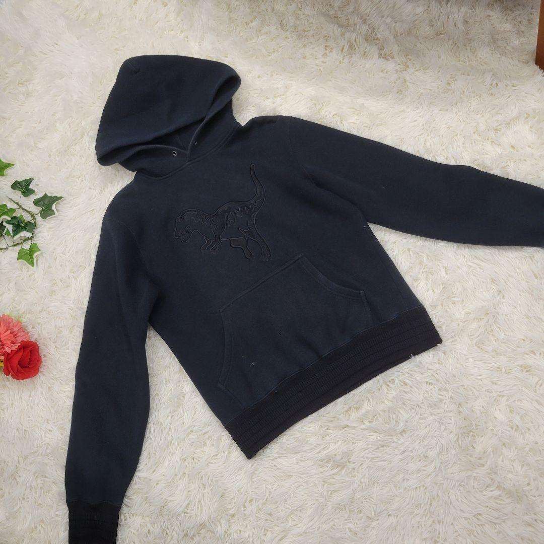 COACH ブラック かわいい 恐竜 トレーナー フーディー スウェット拍卖