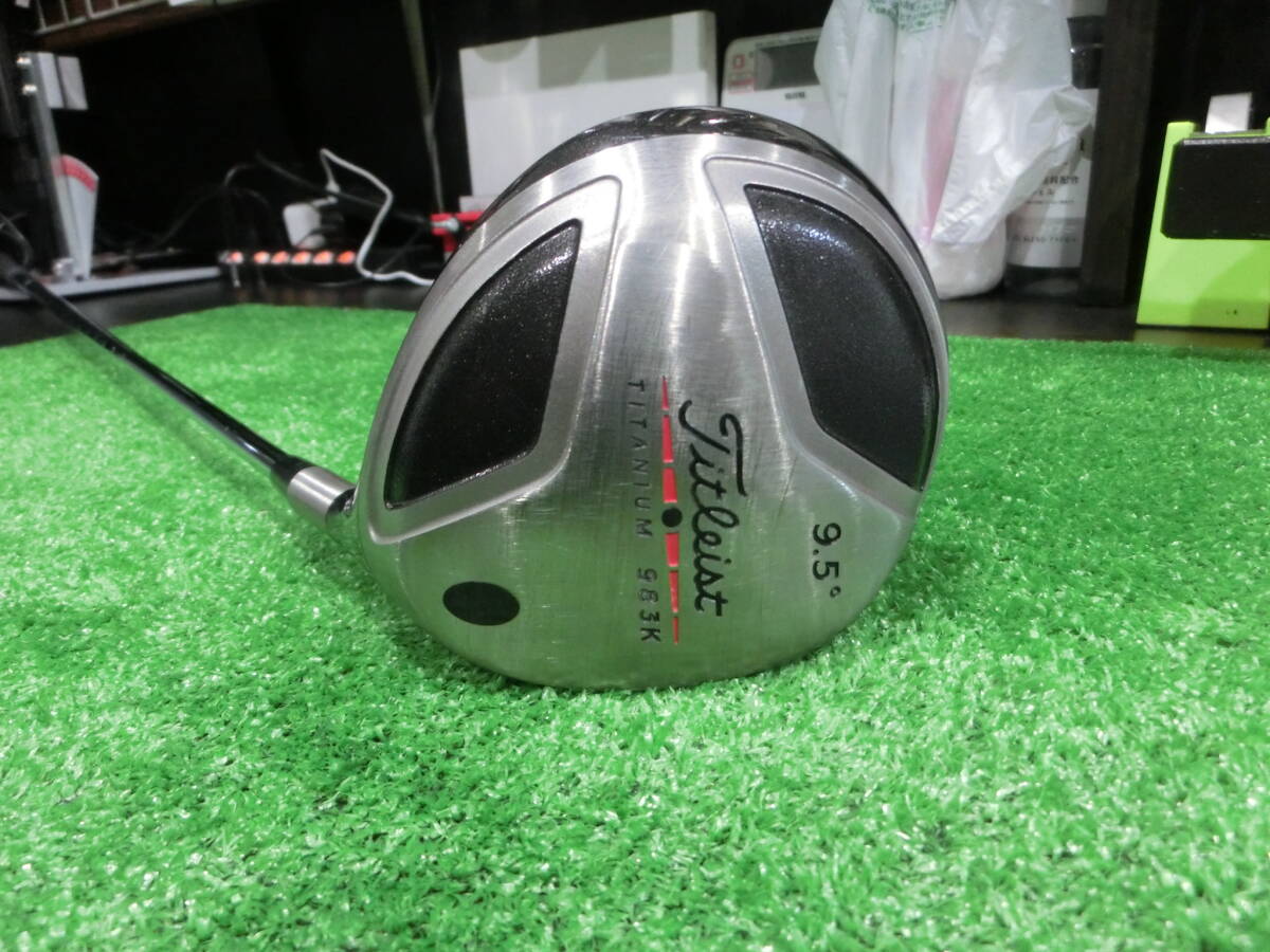 ☆超かっこいい!新品スチール NS950 DR用 Sドライバー タイトリスト 983K 9,5度 44,5in D6 359g NSスチール 小ぶりヘッドで最高 L-15拍卖