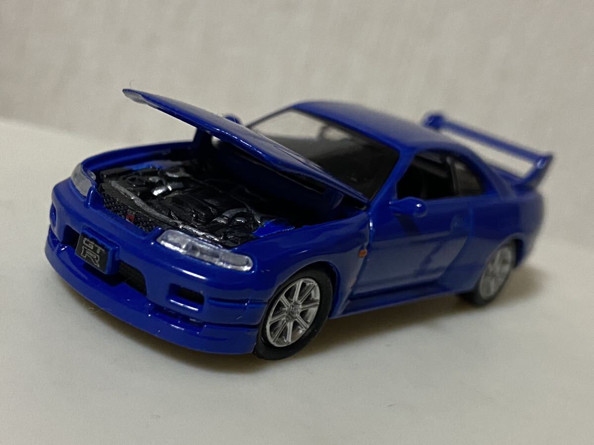 タルガ タッカー チューンドR 1/64 日産 スカイライン R33 GT-R ブルー ワークス XC8 シルバー NISSAN SKYLINE WORKS拍卖