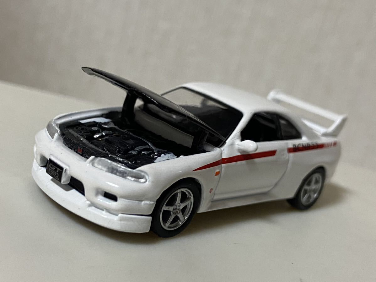 タルガ タッカー チューンドR 1/64 日産 スカイライン R33 GT-R ホワイト ニスモ LMGT4 シルバー NISSAN SKYLINE NISMO拍卖