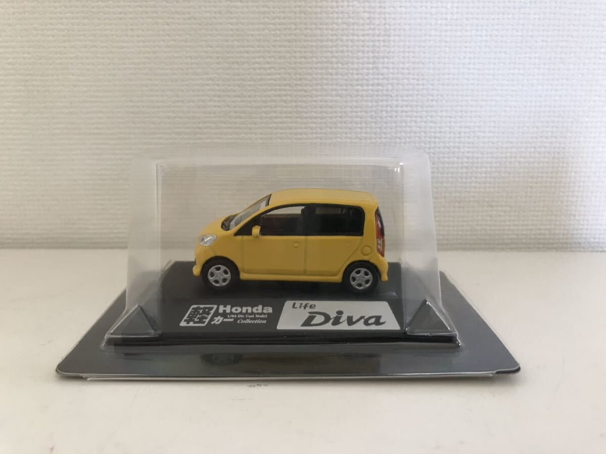童友社 1/64 軽カーコレクション ホンダ ライフ ディーバ サンライトイエロー HONDA LIFE DIVA DOYUSHA拍卖