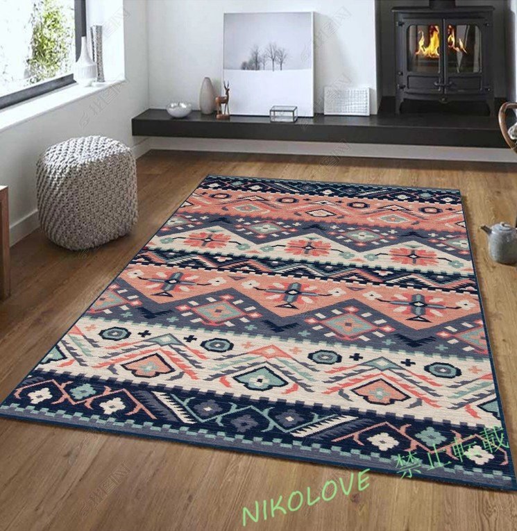 LD347☆高品質 ペルシャ絨毯 シルク調 高密度ノット ラグ/マッ 玄関マットト カーペット ウィルトン 滑り止め付 160×230cm A26拍卖