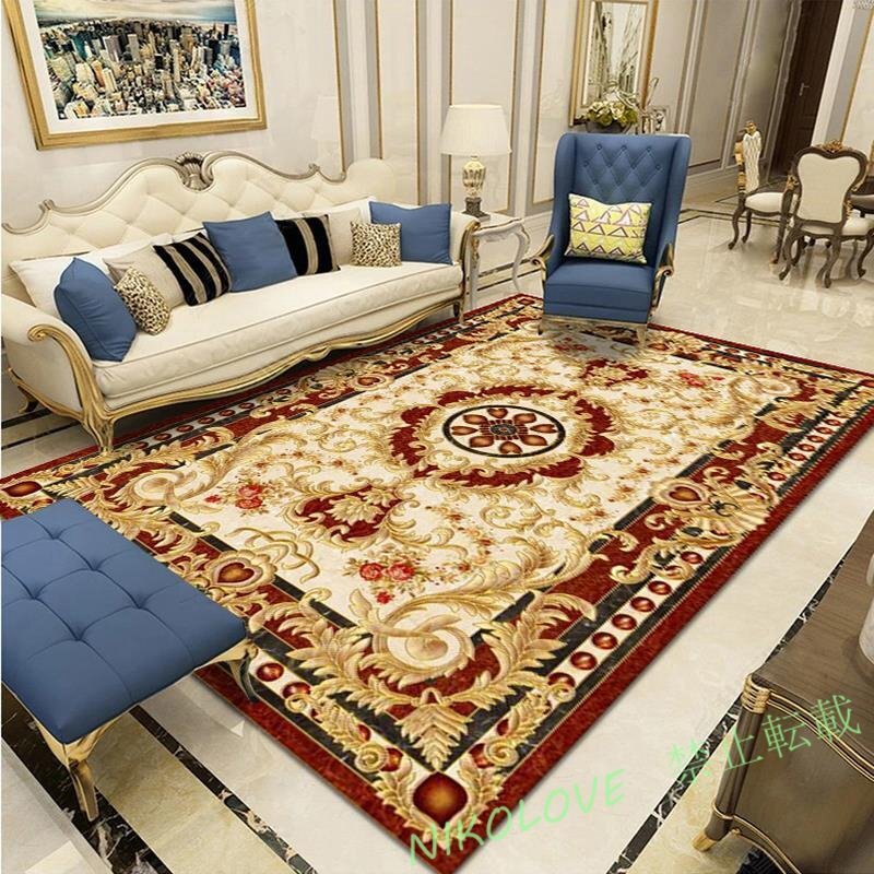 LD206☆カーペット 高級で快適である 家庭用カーペット/玄関マット 長方形 ペルシャ絨毯 滑り止め付 160*230cm A01拍卖