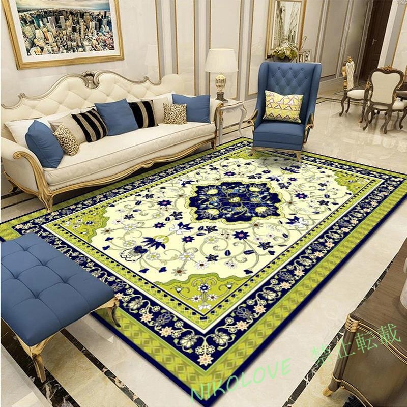 LD212☆カーペット 高級で快適である 家庭用カーペット/玄関マット 長方形 ペルシャ絨毯 滑り止め付 160*230cm A07拍卖