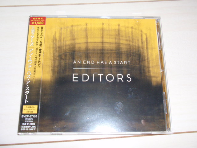 中古CDEDITORSエディターズ アン・エンド・ハズ・ア・スタート拍卖