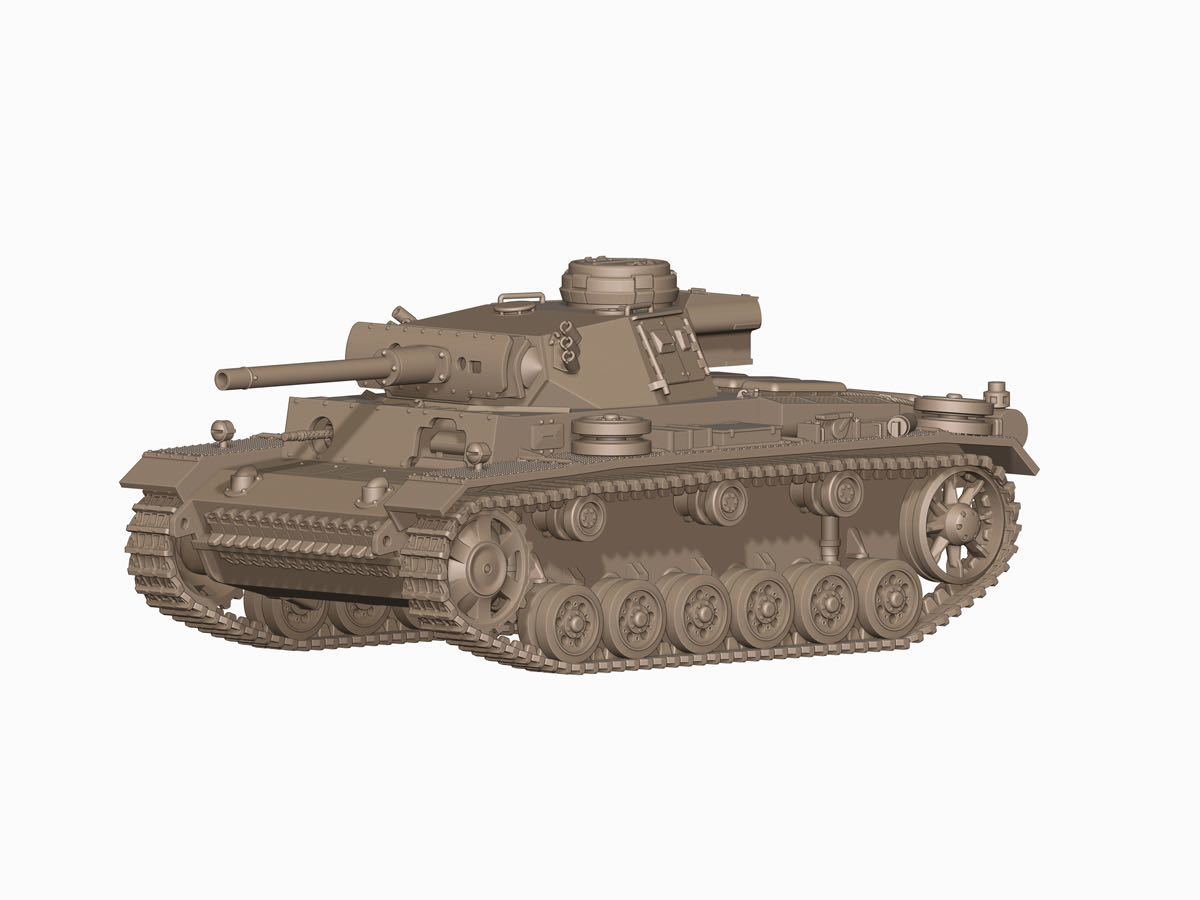 1/144 レジンキット 未塗装 WWⅡ ドイツ軍 Ⅲ号シリーズ 3号M型中戦車 Aワールドタンクミュージアム【同梱可】231019拍卖