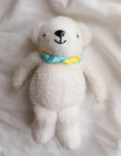 レア!可愛い!AIR DO エア ドゥ 白クマ ベア ぬいぐるみ 全長約22cm 飛行機 航空会社 ノベルティ拍卖