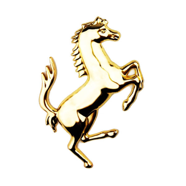 エンブレム 馬 フェラーリ ステッカー カスタム パーツ カー用品 3D プレミアム バックドア 外装パーツ ゴールド右向き拍卖