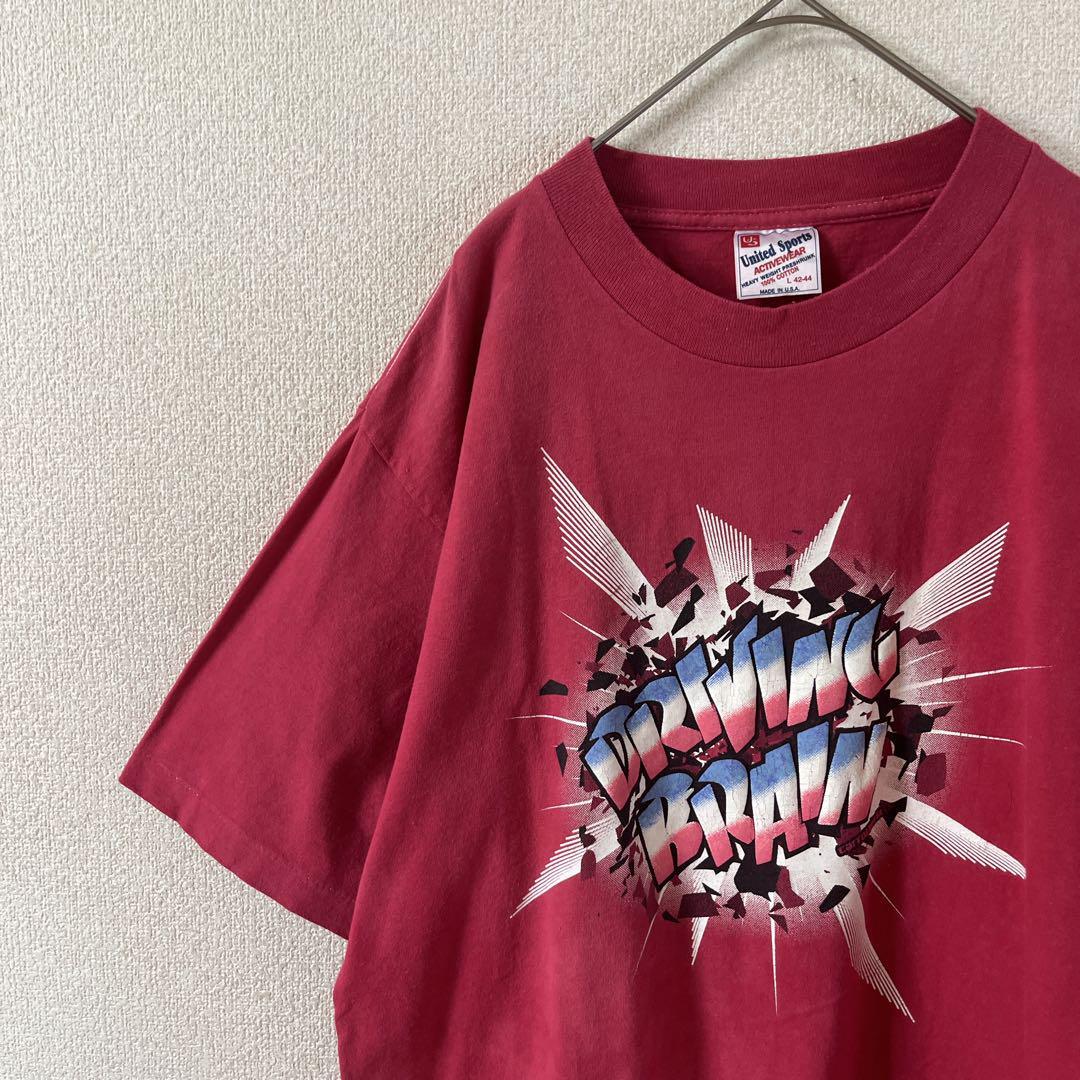 Z1United Sports tシャツ 半袖 USA製 Lメンズ 赤系拍卖