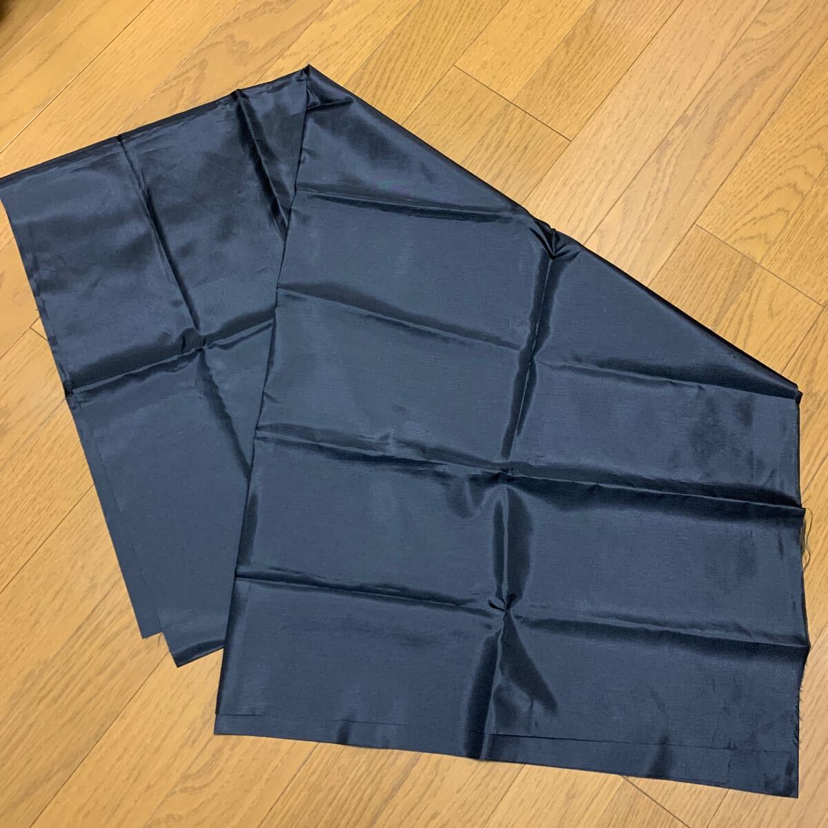 ★サテン生地★無地 ★黒★ブラック★はぎれ★拍卖