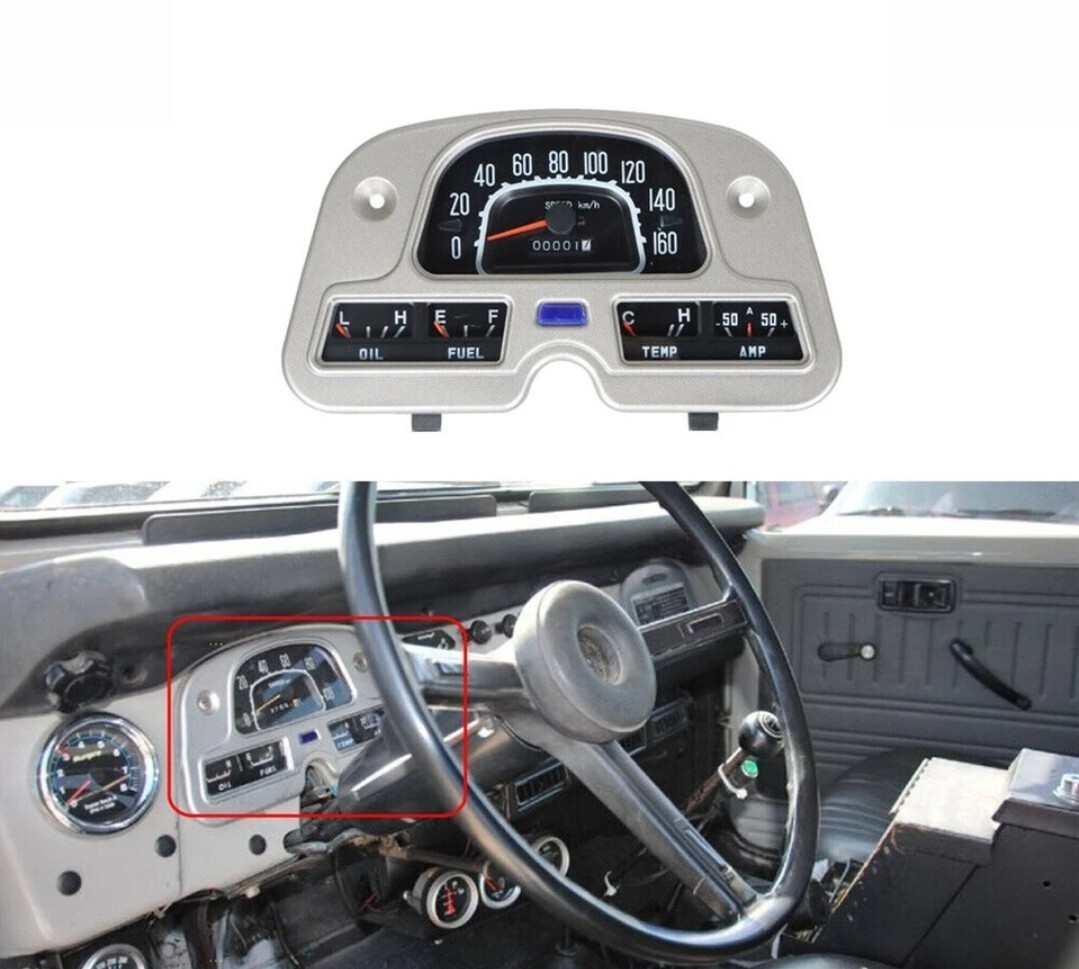 ② トヨタランドクルーザー40系 スピードメーターパネル 未使用品 ランクル FJ40/FJ45/BJ40 純正適合社外品 旧車 レストア拍卖