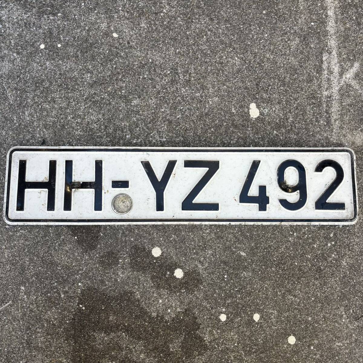 492 ヴィンテージ 西ドイツナンバープレートユーロプレート検)BMWベンツ アウディ ポルシェメルセデスフォルクスワーゲンミニAMG拍卖