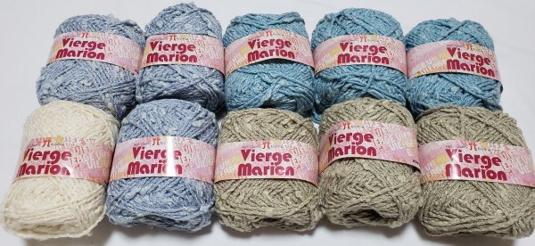 毛糸853 ハマナカ ウェルジュ マリオ 綿・アクリル(吸収性原綿) 50g 10玉 春夏用 拍卖