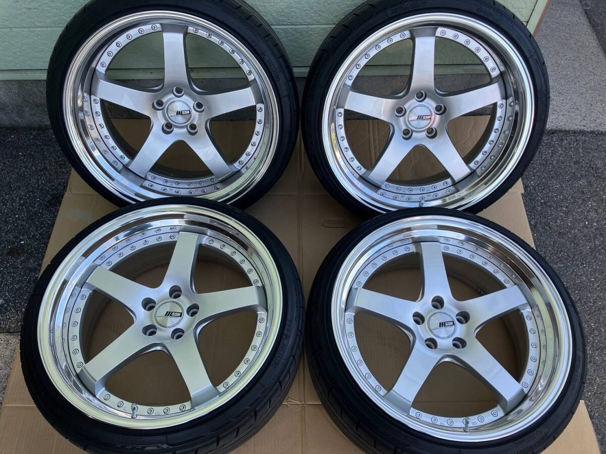 SSR Professor SP4 30アルファードから取り外し 画像3枚目小ガリ傷あり 20×10.0+11/20×10.0+24 5H114.3 カラーNo99 235/35R20拍卖