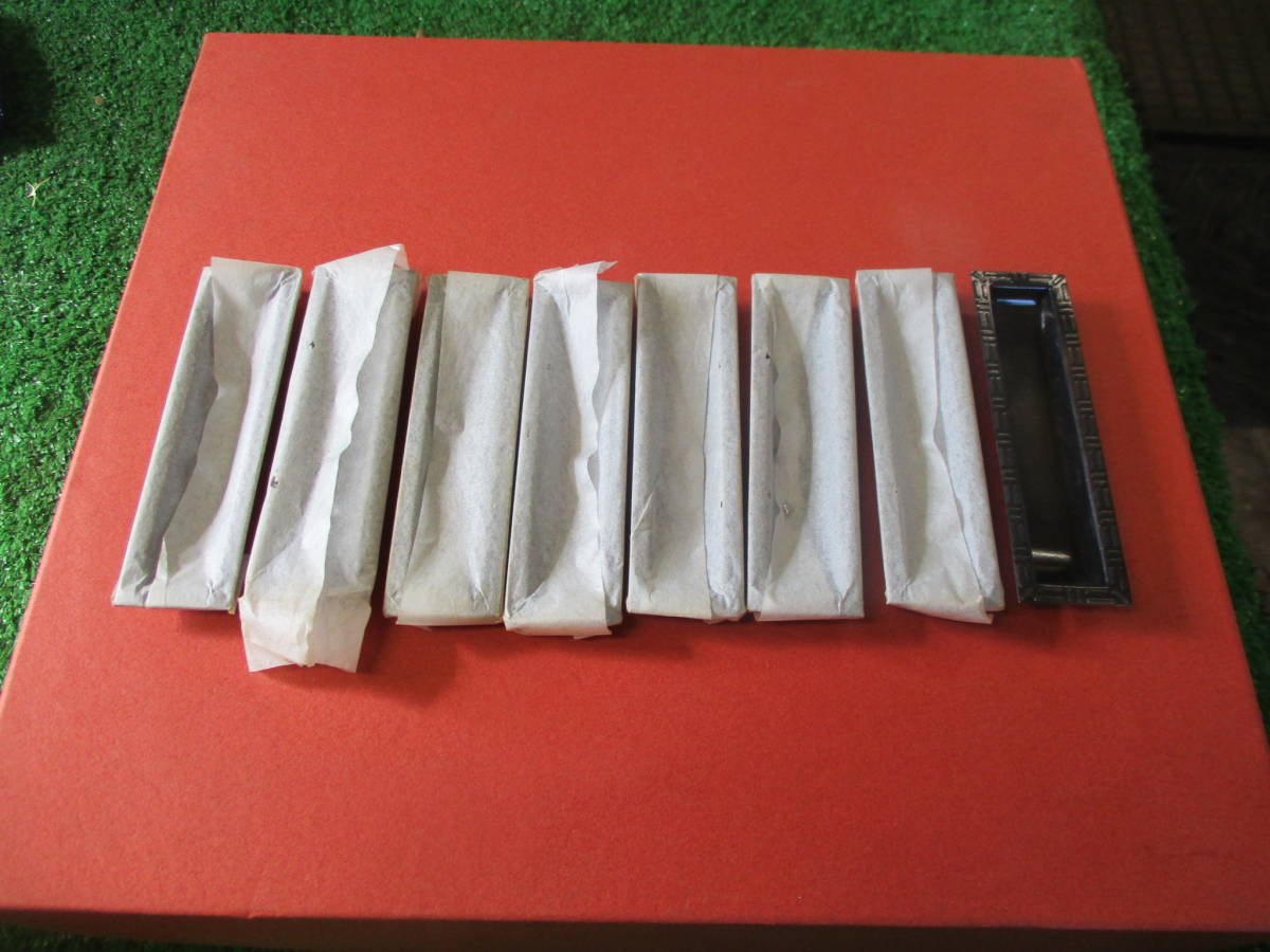 真鍮製引手 宝生戸引手 サイズ90×25(ミリ) 8ケで¥1000 送料¥185拍卖