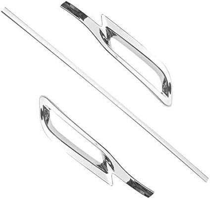 カムリ XV7 10代目 対応 リアバンパーガーニッシュ リアフォグカバー メッキモール 3点セット 外装 パーツ アクセサリー 3P(シルバー) KM10拍卖