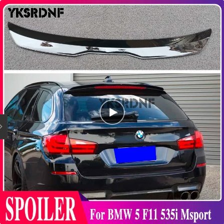 ABS プラスチック ウィング リア ルーフ スポイラー ツーリング M スポーツ カスタムパーツ BMW 5 F11 535i Msport 2010-2017拍卖