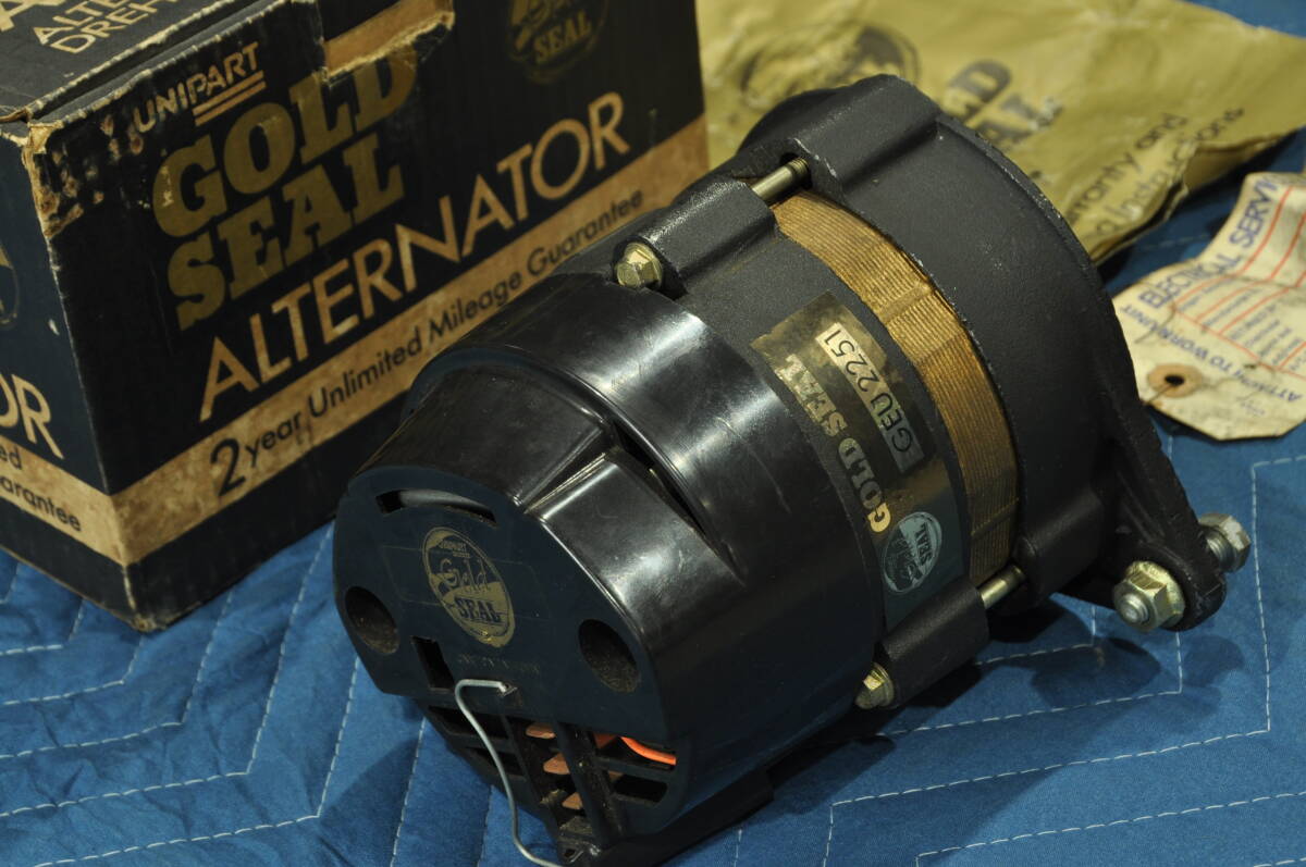 UNIPART ユニパーツ GOLD SEAL オルタネーター GEU2251 デッドストック 当時物 ローバーミニ クラシックミニ BMCミニ オースチン拍卖