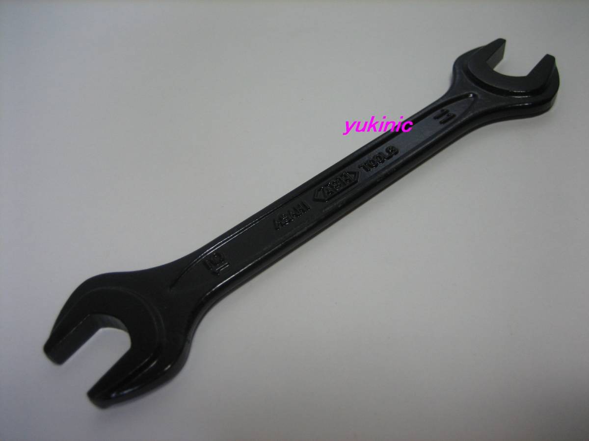 中古品 美品 希少 旭金属工業 ASAHI 11mm×13mm SW 両口スパナ 強力タイプ(旧JIS規格品 H級) SW1113 ☆日本製!拍卖