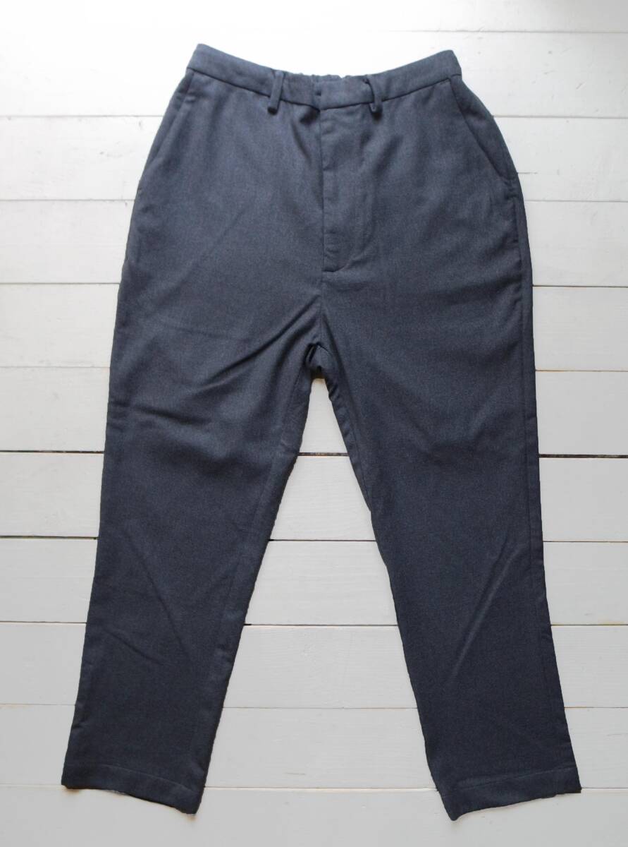 BASISBROEK バシスブルック イージースラックスパンツ 3(M~L) グレー ベルギー製拍卖