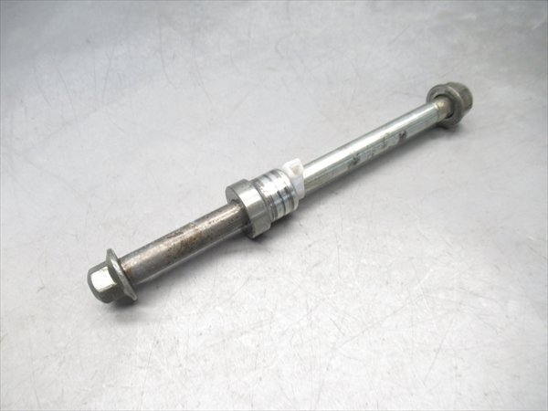 A1R6-0424 ホンダ スーパーカブ50 Fi車 フロント アクスルシャフト 純正品 【AA04-100~ 4速セル付 動画有】拍卖
