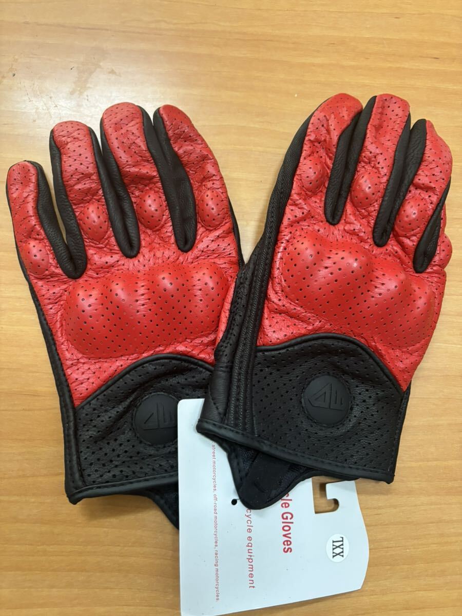 本革パンチング レザーグローブ XXL未使用新品拍卖