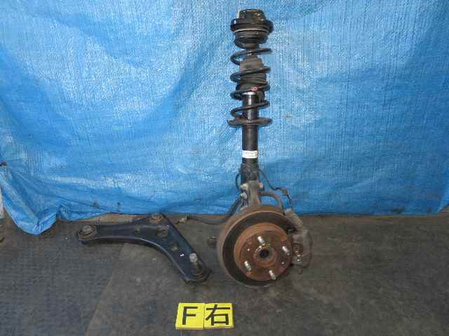 【即決】【即日発送可】デイズ B21W 純正 ABS有 ★無事故 フロント ストラット 右 ハブ ナックル ASSY ブレーキ ロアアーム付 中古 7773拍卖