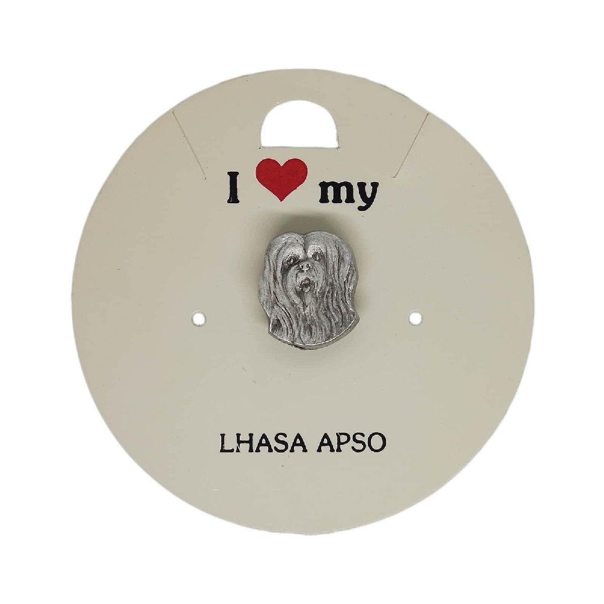 デッドストック アメリカ Rawcliffe ビンテージ 犬 ピンズ 1983年 動物 ピンバッジ ピューター ピンバッチ ラサアプソ レトロ 留め具付き拍卖