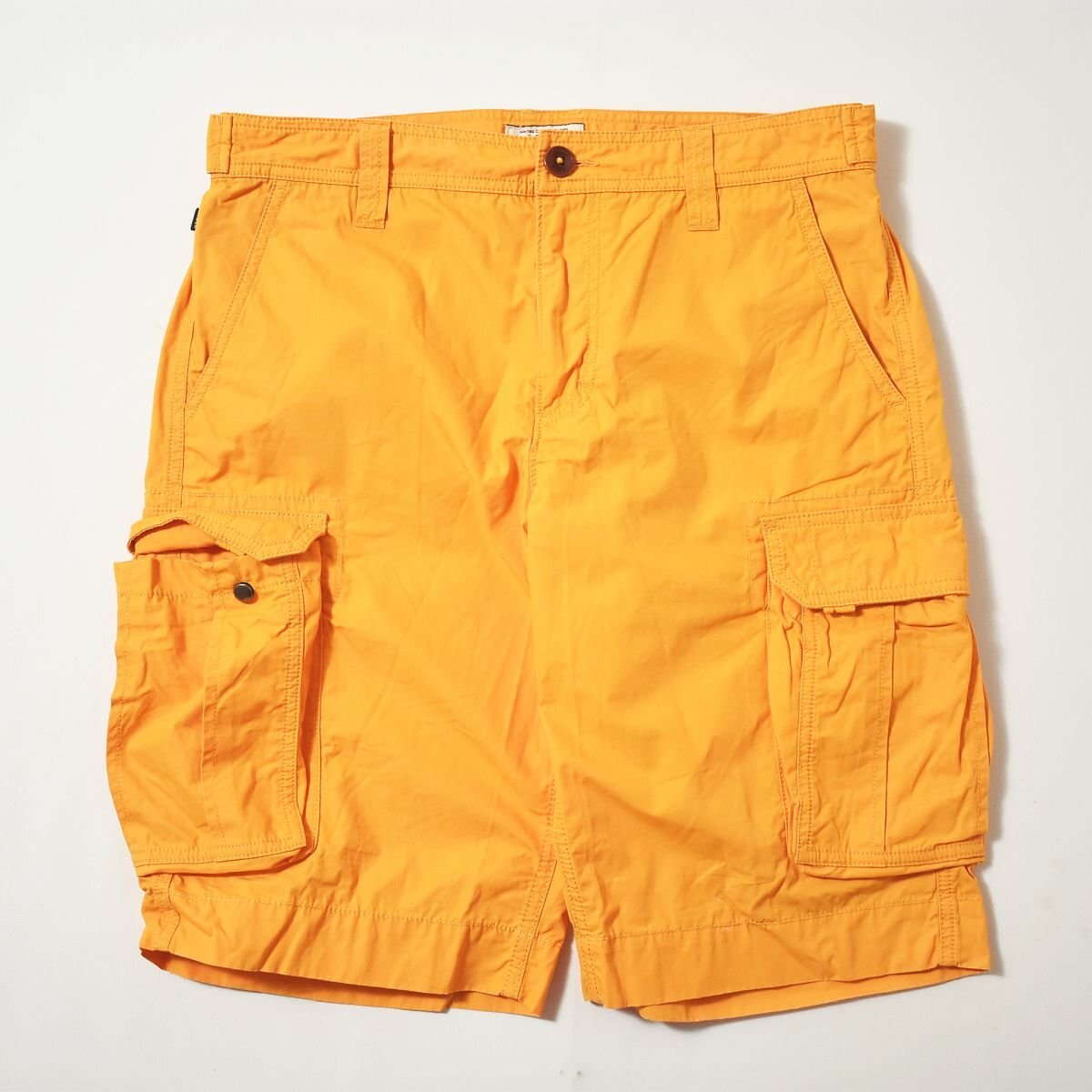 ★日本未発売 海外モデル エーグル AIGLE ライトツイル カーゴ ショート パンツ 42 オレンジ アウトドア ショーツ 短パン ハーフ メンズ★拍卖