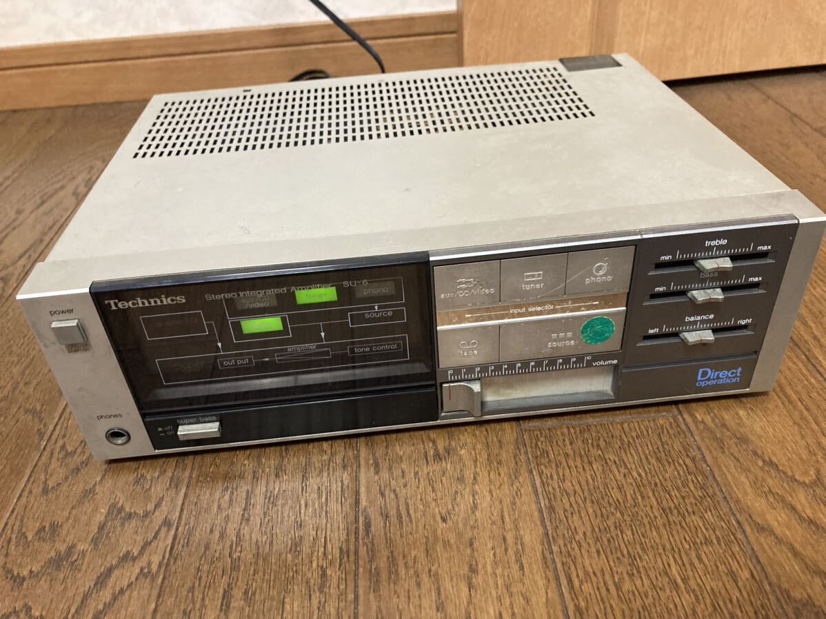 プリメインアンプ Technics SU-6 動作未確認拍卖