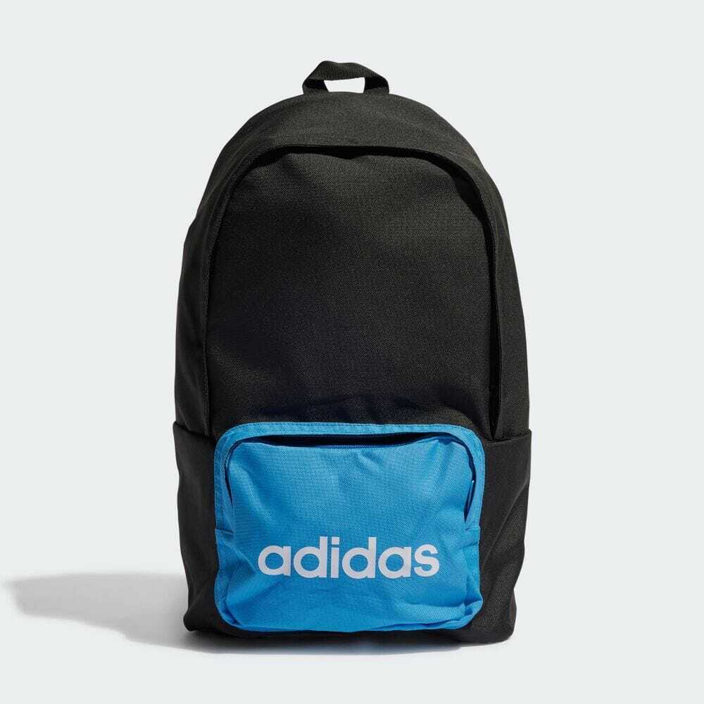 adidas クラシック バックパック ブラック ブルー アディダス リュック シンプル 通学 遠足 黒 水色 HN9867拍卖