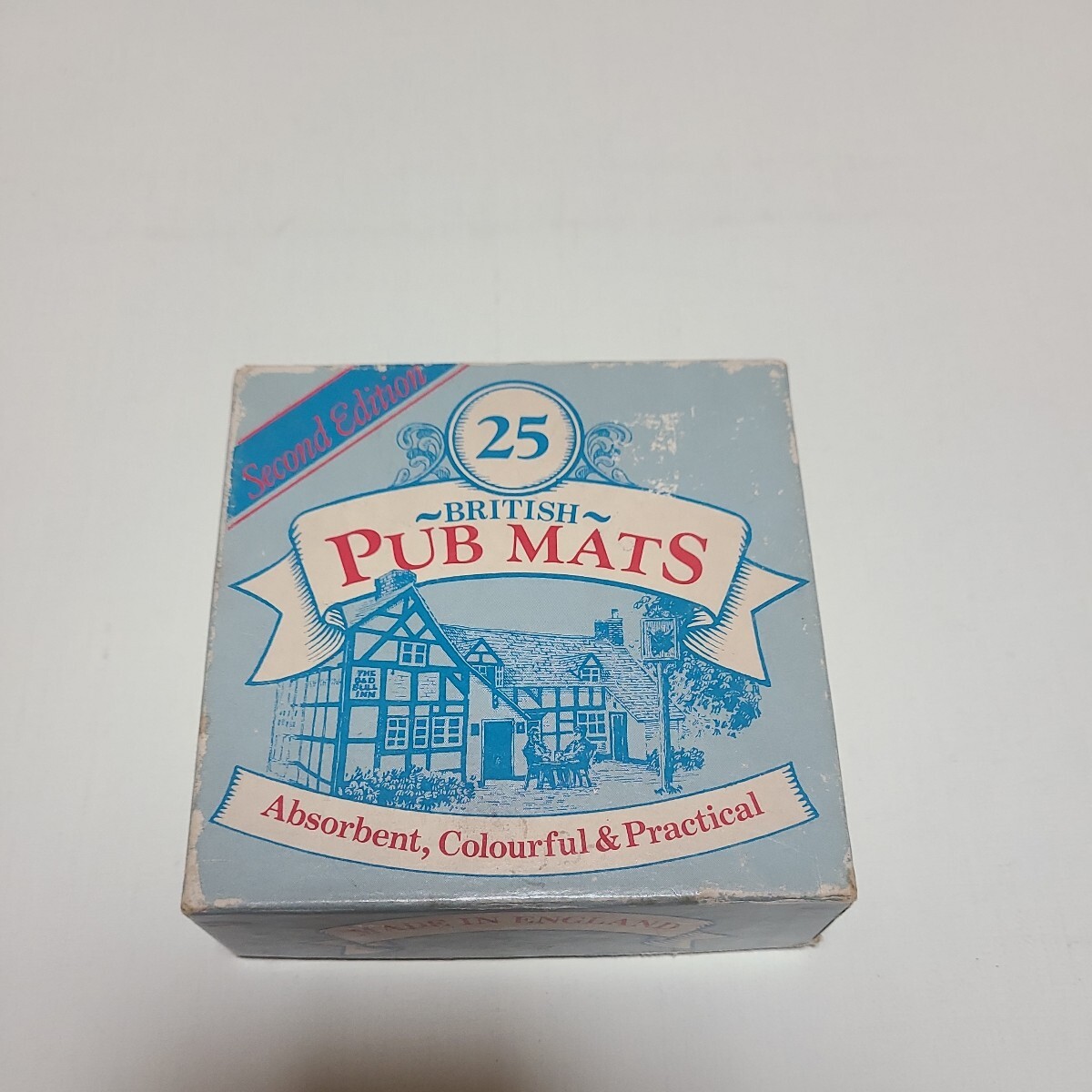 英国製 Pub Mats コースター 25枚入り バー 飲み屋 酒 England ビール ウイスキー拍卖