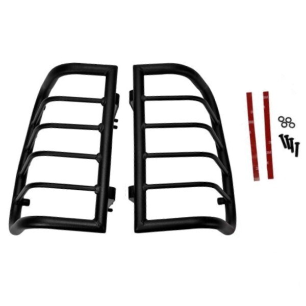 トヨタ テールライトガード リアガード 18サーフ 180系 185系 18系 ハイラックスサーフ 後期 ランプガード サンドブラストブラック 新品拍卖