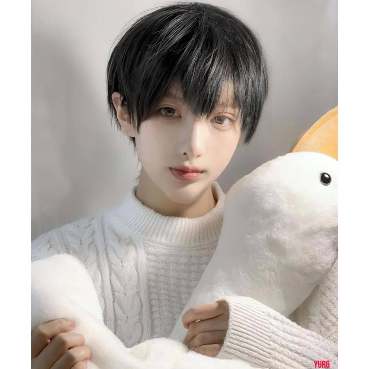 メンズ ショート ウィッグ フルウィッグ 耐熱ファイバー かつら ストレート 通気性 快適 アジャスター付き 自然 ナチュラルブラック拍卖