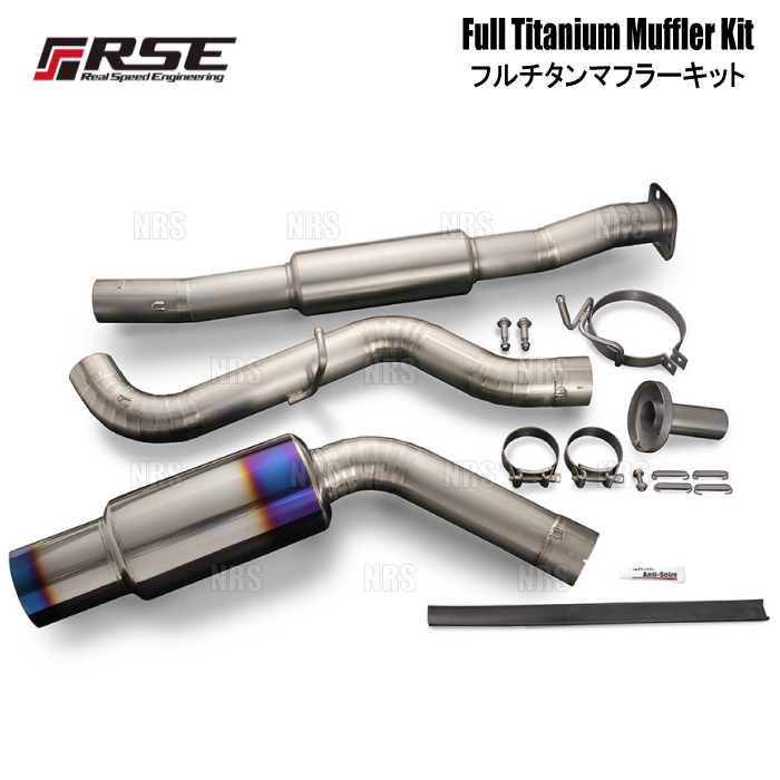 RSE リアルスピードエンジニアリング フルチタンマフラーキット インプレッサ STI GRB/GRF EJ20/EJ25 JDM (RB6090-SB01C拍卖