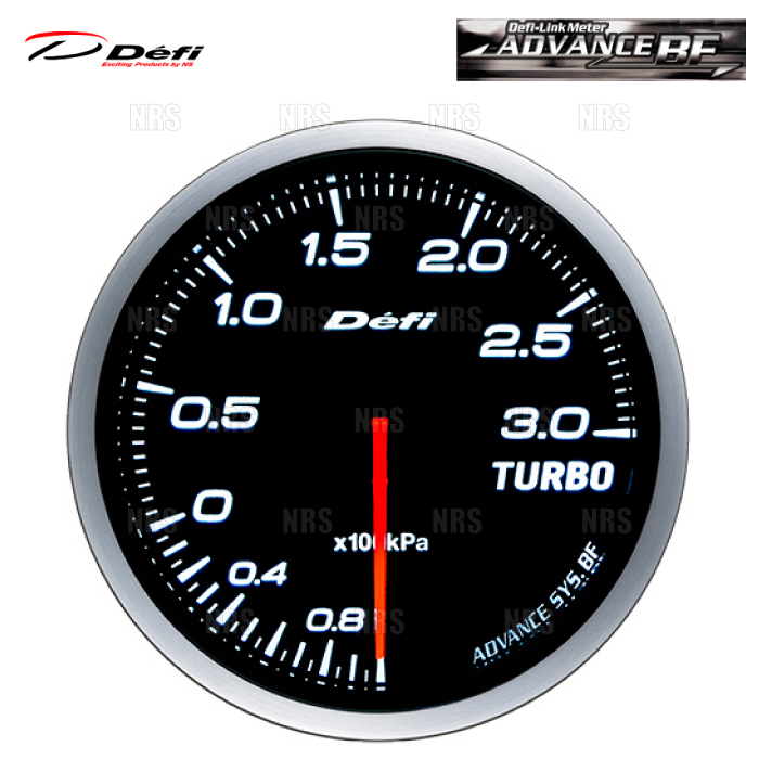 Defi デフィ アドバンスBF ターボ計/ブースト 300kPaモデル 白/ホワイト -100kPa~+300kPa (DF14701拍卖