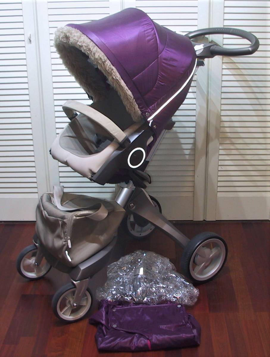 STOKKE ストッケ エクスプローリー/Stokke Xploryベビーカー/バギー4輪 対面背面対応ウィンターキッド清掃済美品 北欧ノルウェー日本未発売拍卖