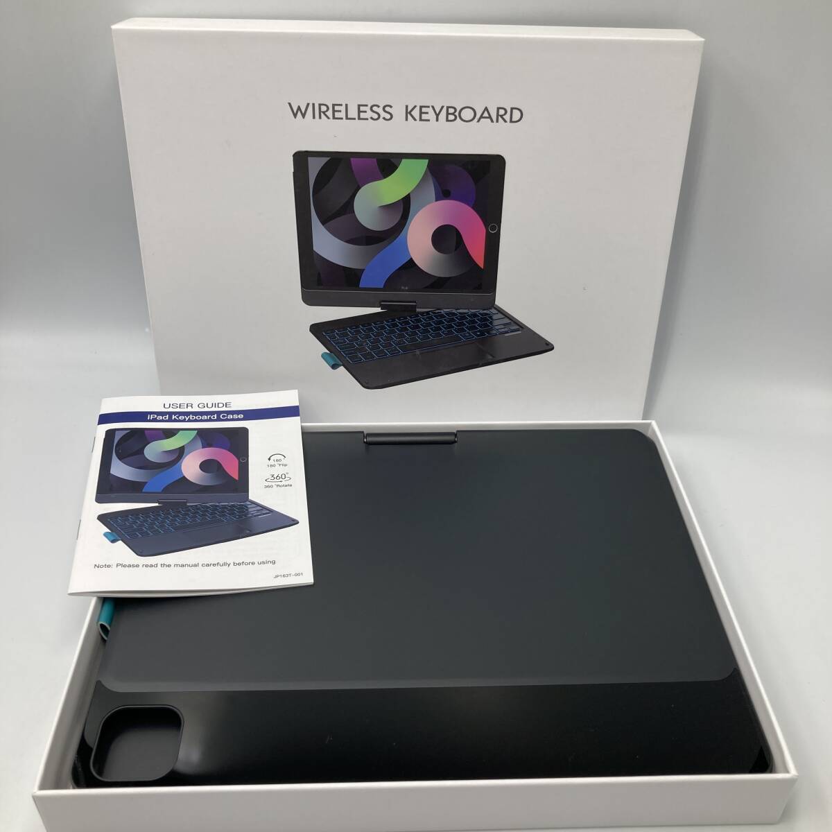 【通電確認済み】iPad ワイヤレスキーボードケース/Y22167-O2拍卖