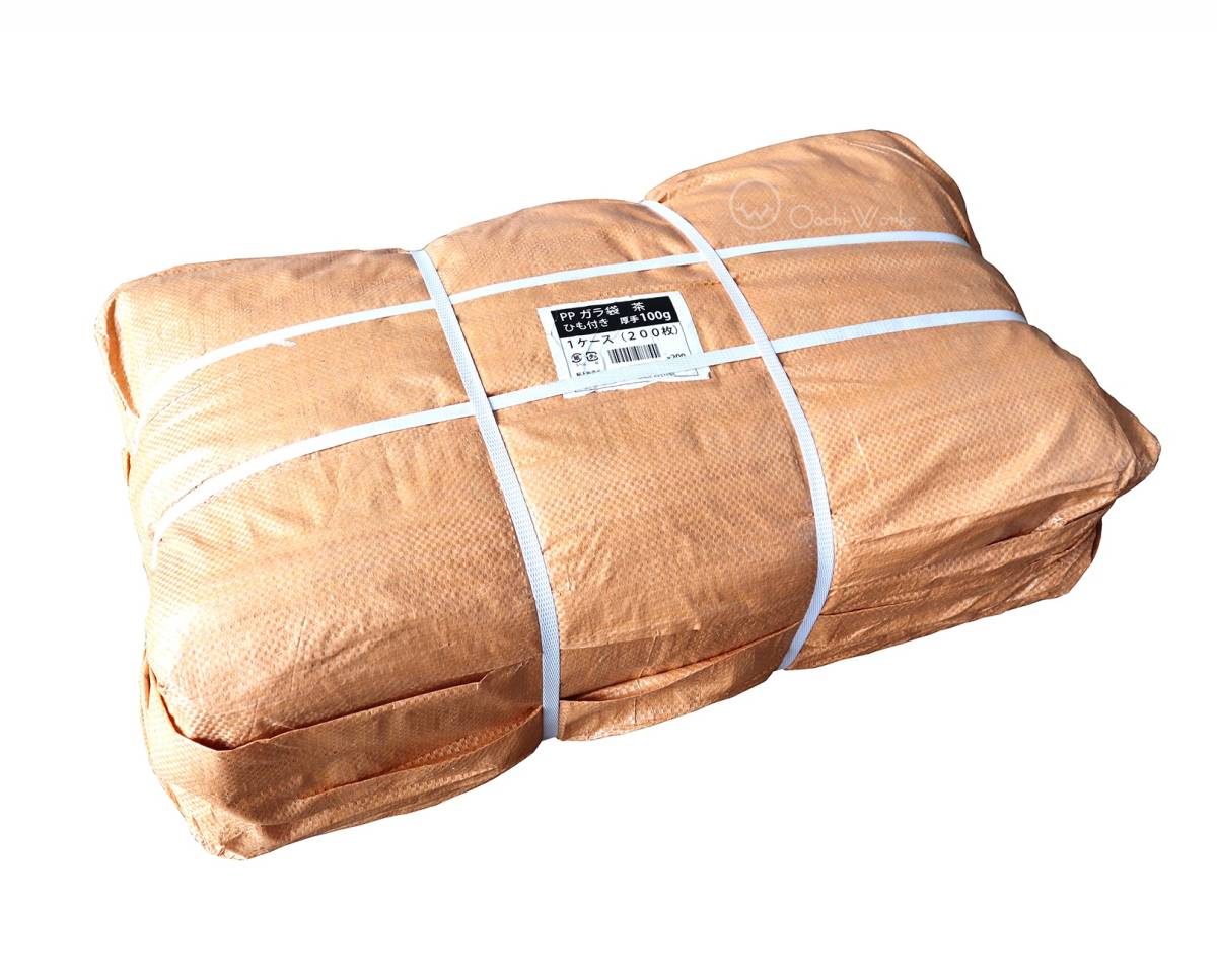 ガラ袋 厚手 60cm×90cm 200枚入り 重量100g/枚 ベージュ 強力ガラ袋 ◆本州四国九州送料無料!◆拍卖