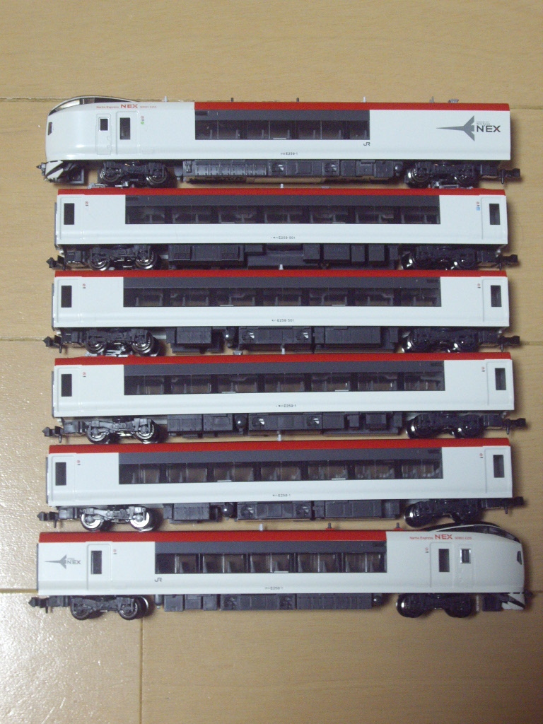 tomix E259系 6両セット 品番98459・60 動力車動作・ライト点灯確認済み 拍卖