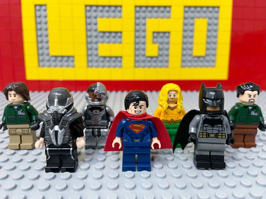 ☆ジャスティスリーグ☆ レゴ ミニフィグ スーパーマン バットマン アクアマン サイボーグ DCコミック スーパーヒーローズ C51314拍卖