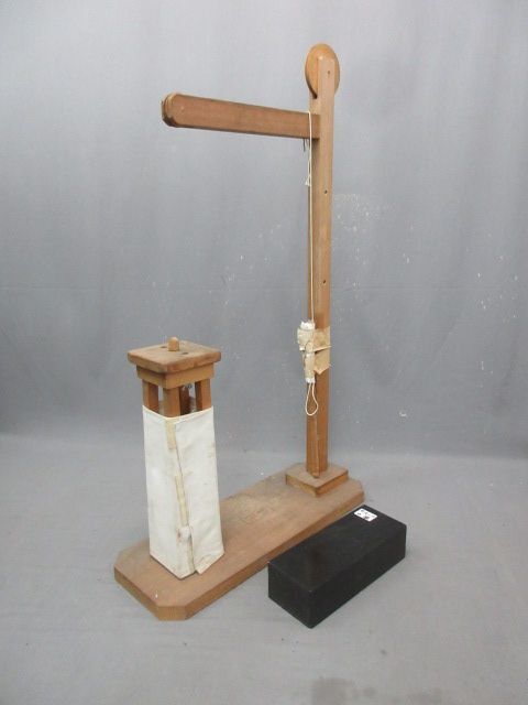 【政】33542 組みひも台 (重り付) 組み紐 組紐拍卖