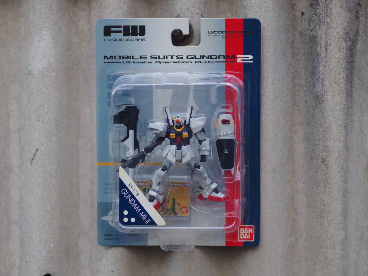 M10709 希少デッドストックFUSION WORKS MOBILESUITS GUNDAM2 RX-178 ガンダムMk-2 Zガンダム フィギュアBANDAIゆうぱっく60 0605 拍卖